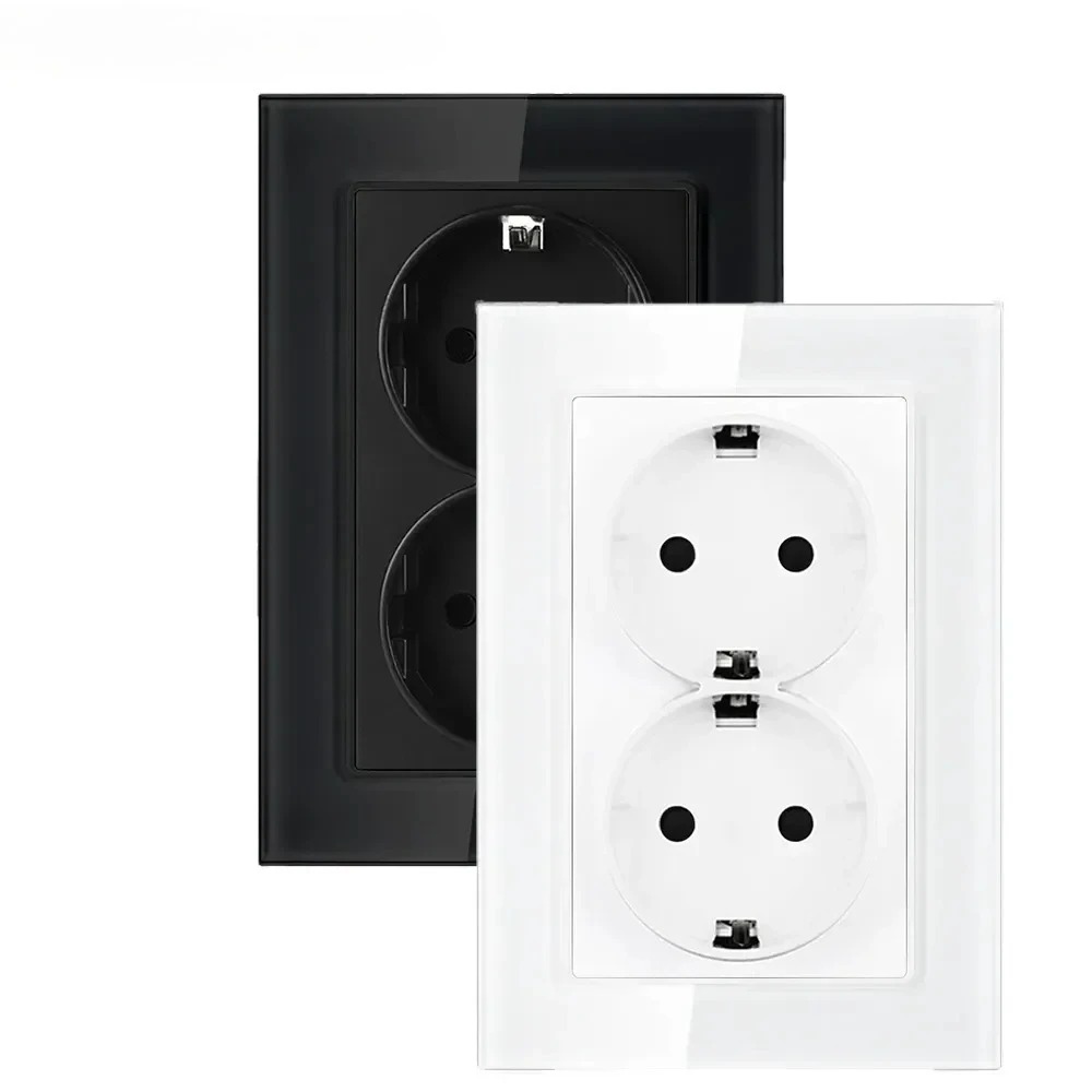 Home Improvement Outlet - Prise murale double standard UE 16A