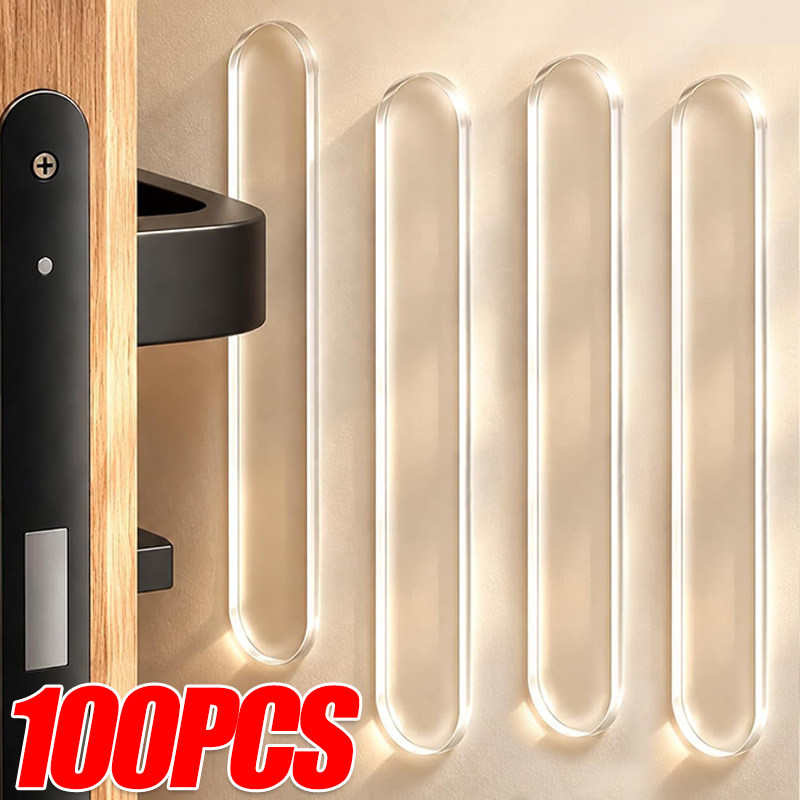Door Stopper Rubber - Bandes de protection en silicone auto-adhésives