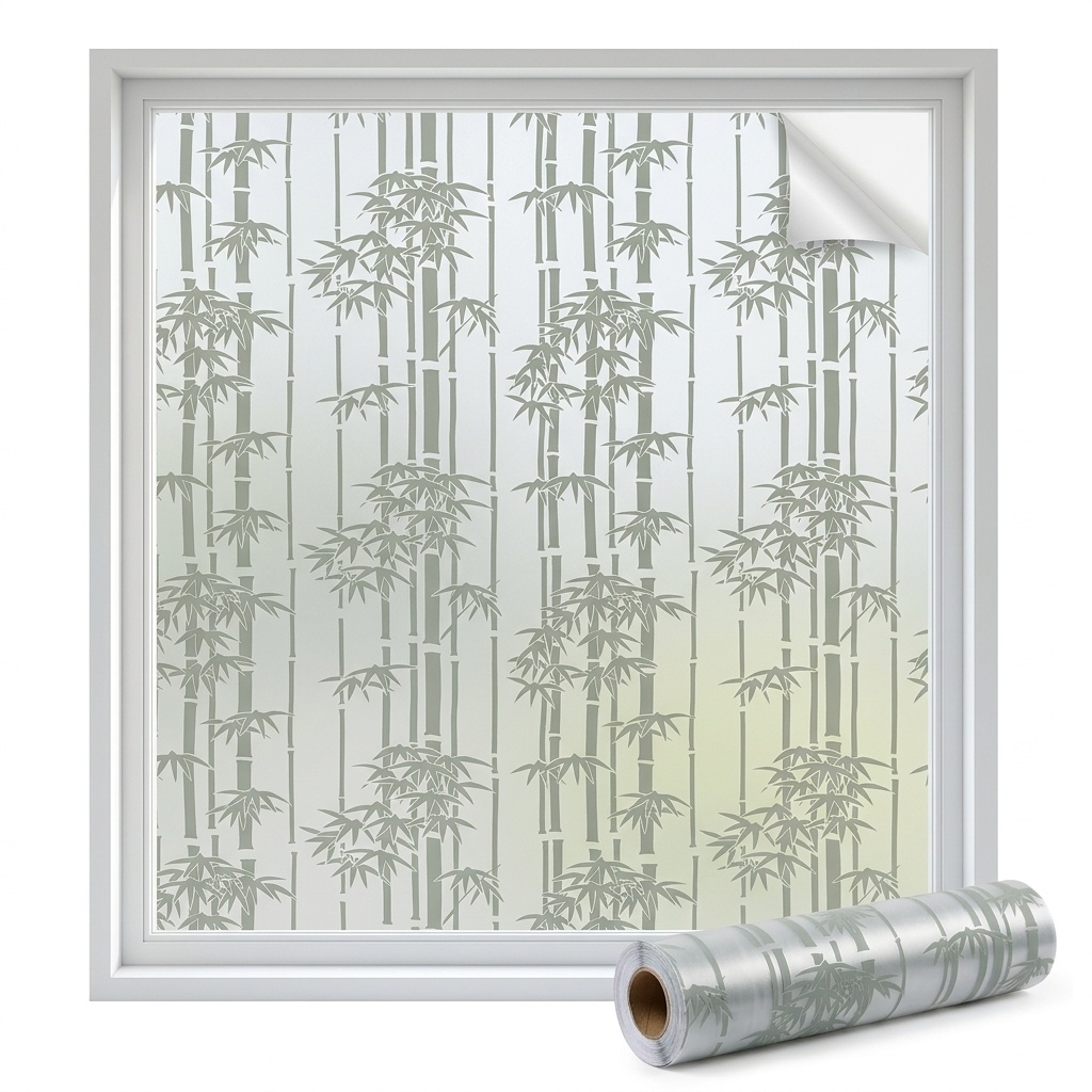 Window Insulation Film - Film de fenêtre auto-adhésif élégant à