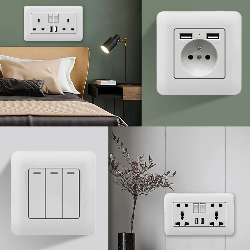Prises murales EU Russian Whit - Home Improvement Outlet avis et prix
