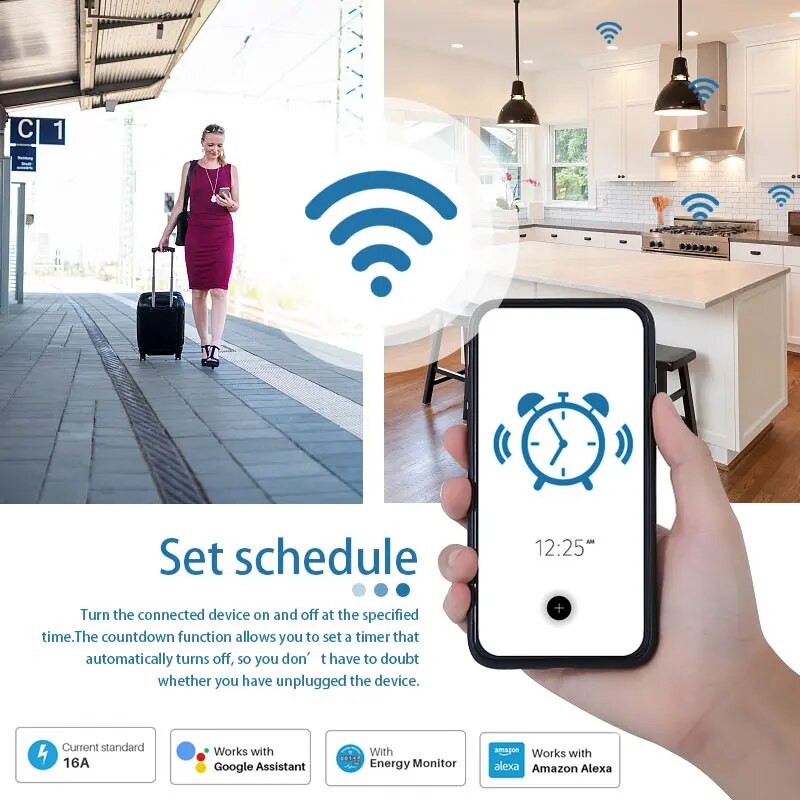 Prise ue intelligente WiFi 20A - Home Improvement Outlet avis et prix