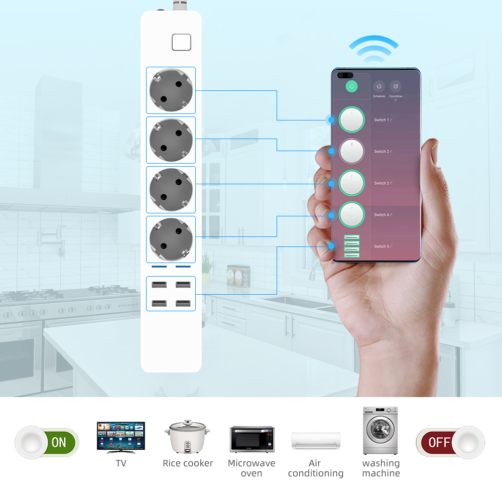 Multiprise intelligente Wifi 4 - Home Improvement Outlet avis et prix